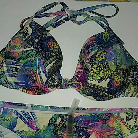 Victoria's Secret bikini top34C bottoms szS - Picture 2 of 7